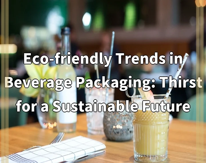 Eco-friendly Trends in Beverage Packaging: Thirst for a Sustainable Future