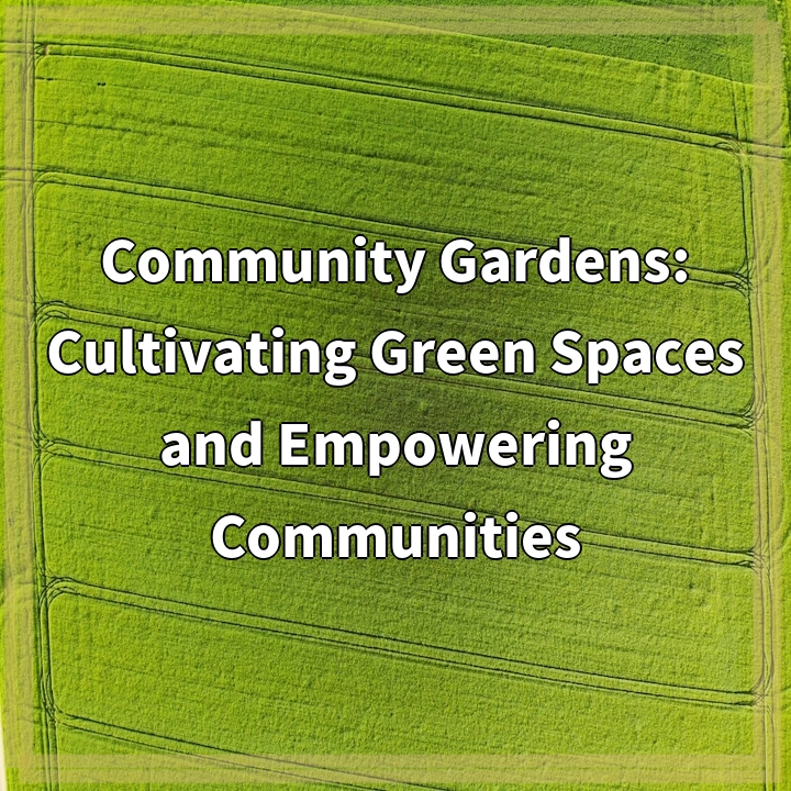 Community Gardens: Cultivating Green Spaces and Empowering Communities