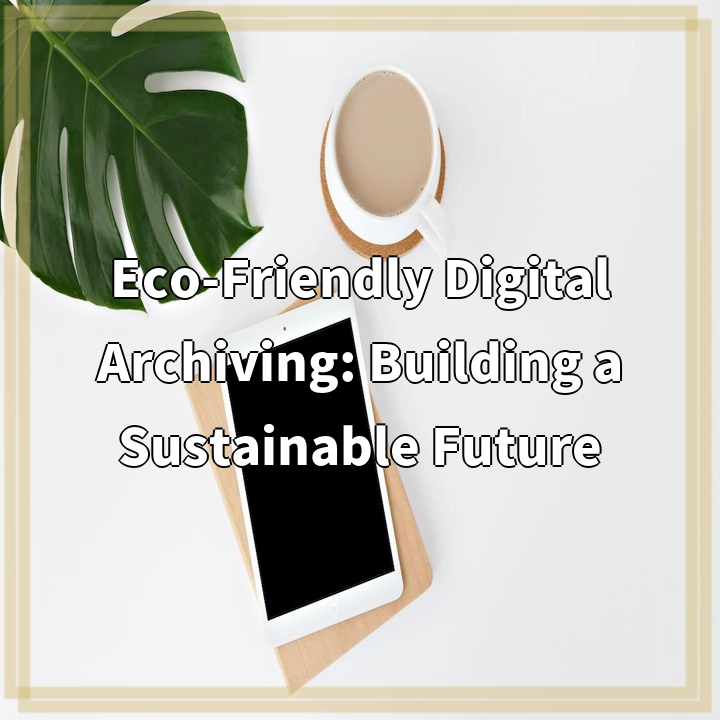 Eco-Friendly Digital Archiving: Building a Sustainable Future