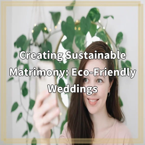 Creating Sustainable Matrimony: Eco-Friendly Weddings