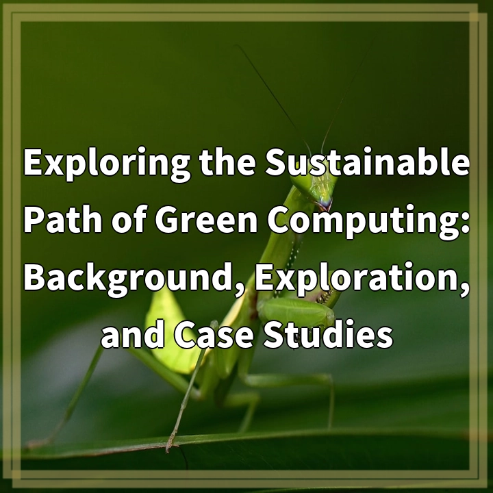 Exploring the Sustainable Path of Green Computing: Background, Exploration, and Case Studies