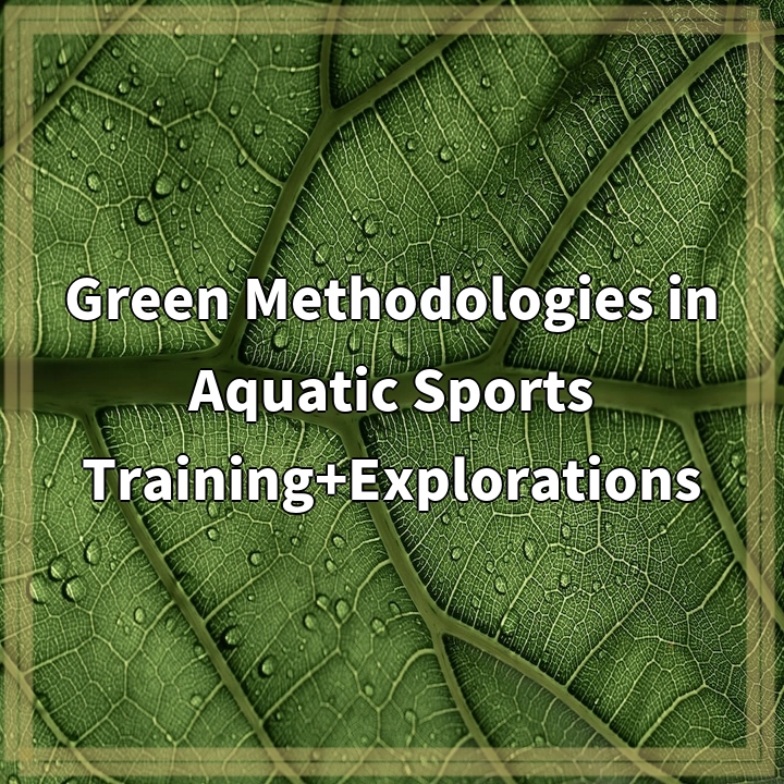 Green Methodologies in Aquatic Sports Training+Explorations