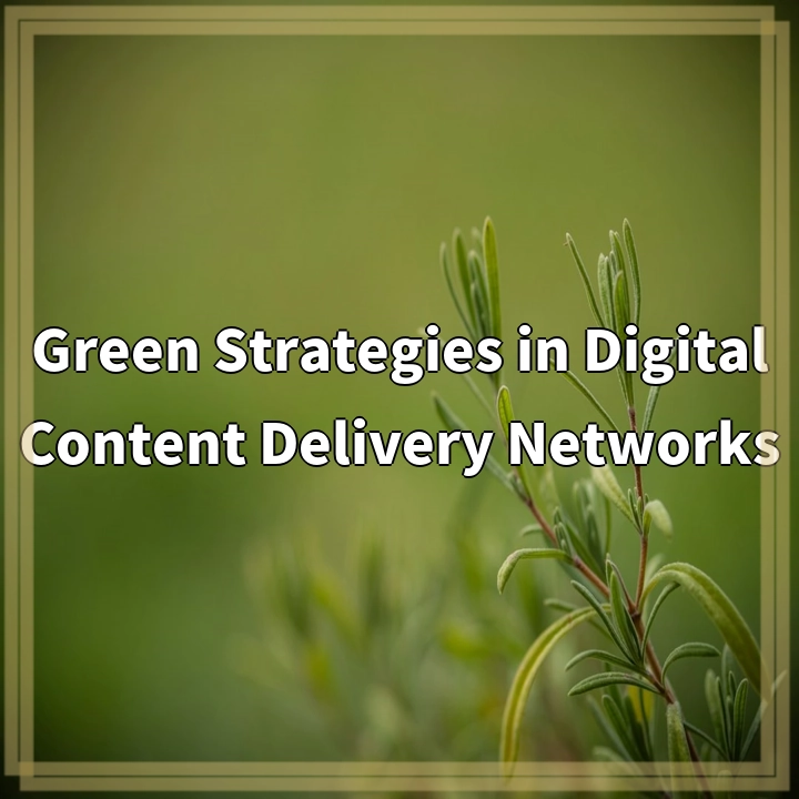 Green Strategies in Digital Content Delivery Networks