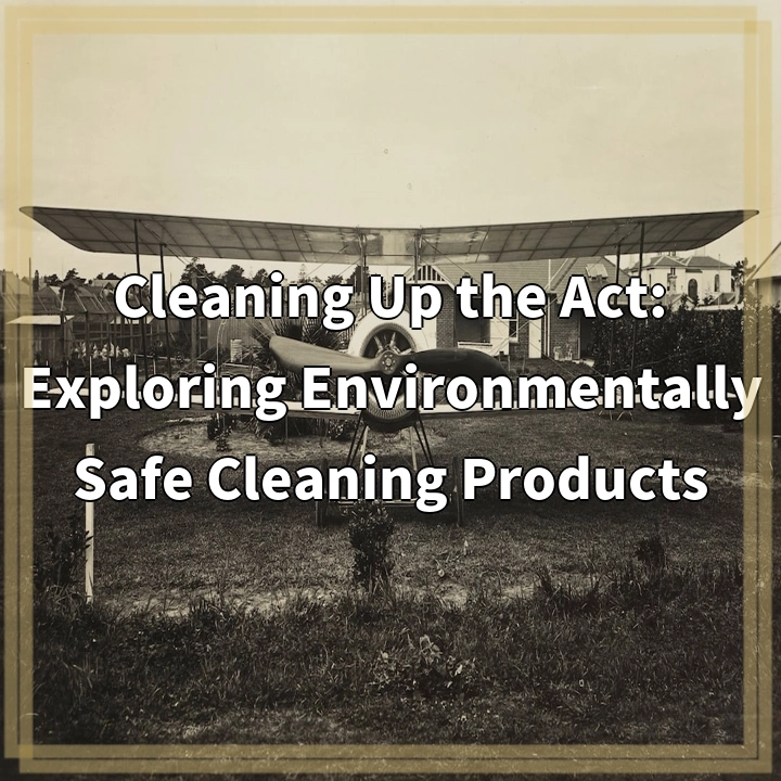Cleaning Up: The Rise of Environmentally Safe Cleaning