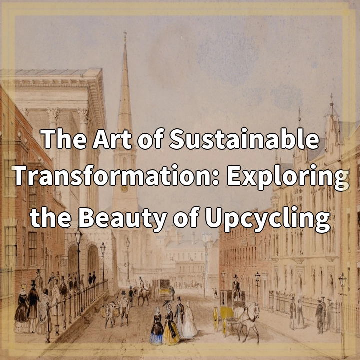 The Art of Sustainable Transformation: Exploring the Beauty of Upcycling