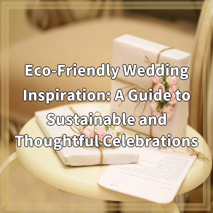 Eco-Friendly Wedding Inspiration: A Guide to Sustainable and Thoughtful Celebrations