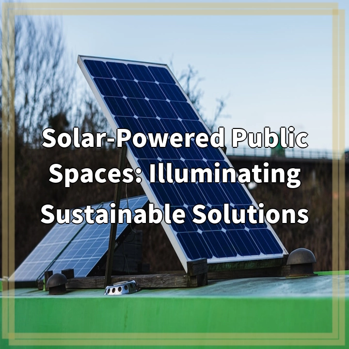 Solar-Powered Public Spaces: Illuminating Sustainable Solutions