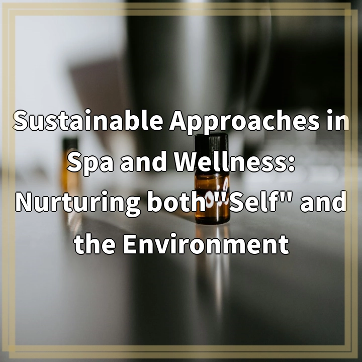 Sustainable Approaches in Spa and Wellness: Nurturing both “Self” and the Environment