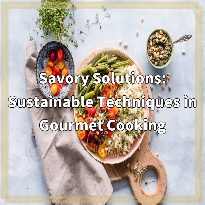 Savory Solutions: Sustainable Techniques in Gourmet Cooking