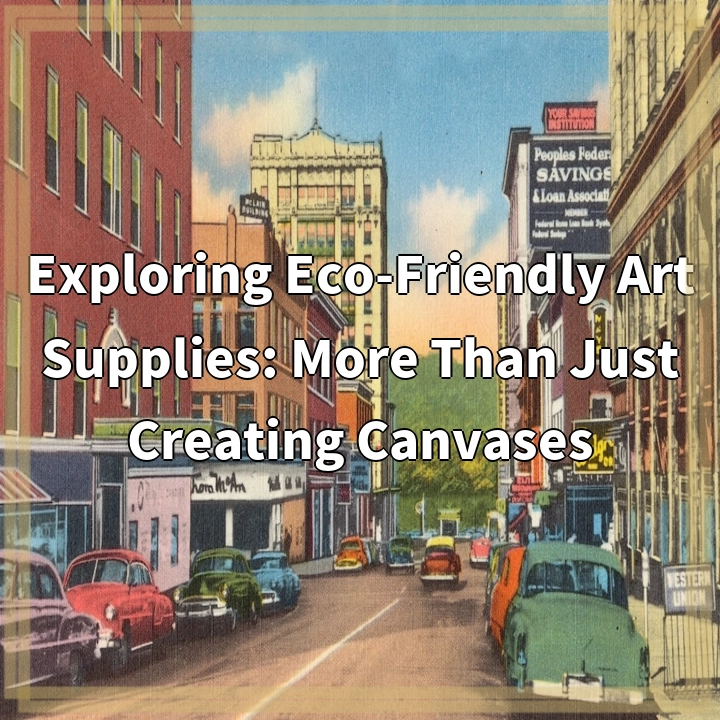 Creating Art Sustainably: Exploring Eco-Friendly Supplies