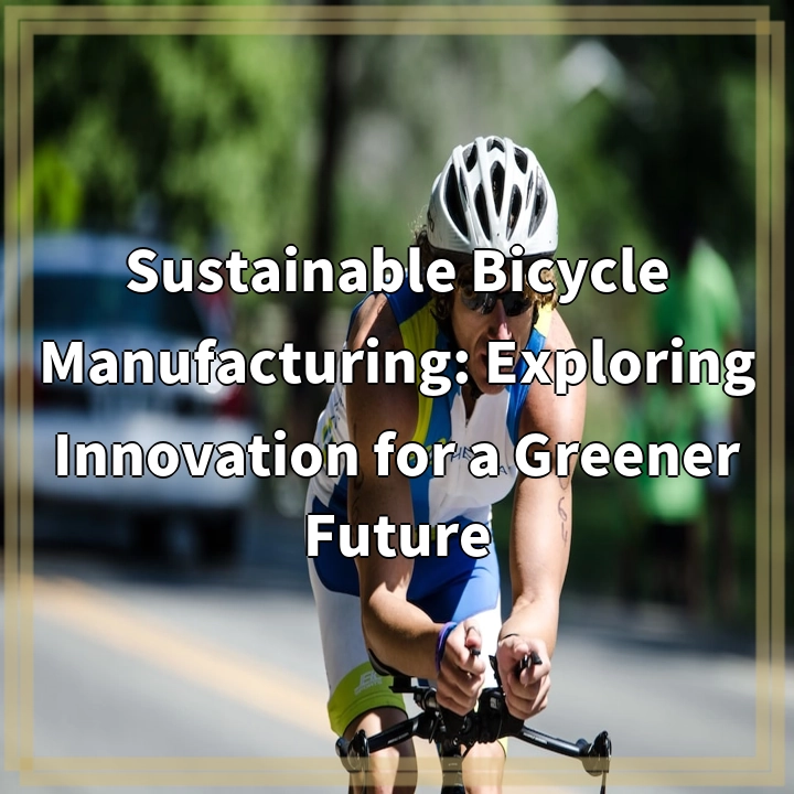 Sustainable Bicycle Manufacturing: Exploring Innovation for a Greener Future