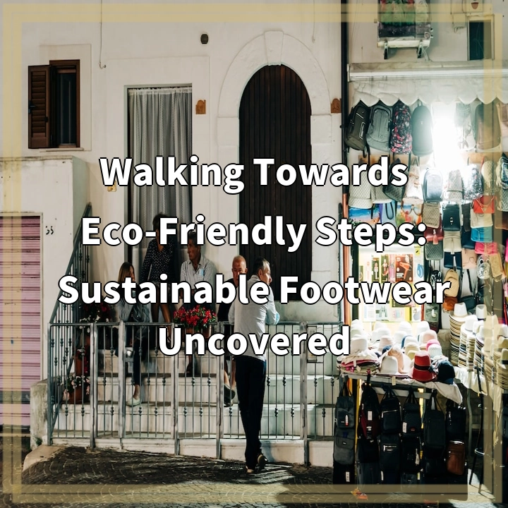 Walking Towards Eco-Friendly Steps: Sustainable Footwear Uncovered