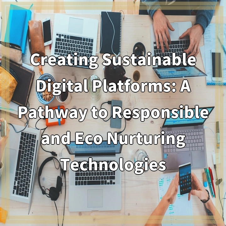 Creating Sustainable Digital Platforms: A Pathway to Responsible and Eco Nurturing Technologies