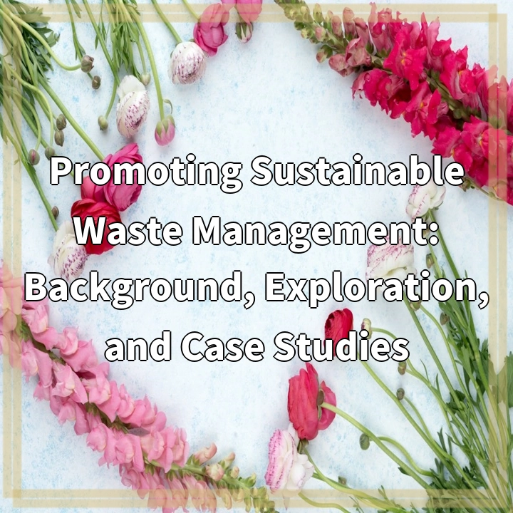 Promoting Sustainable Waste Management: Background, Exploration, and Case Studies