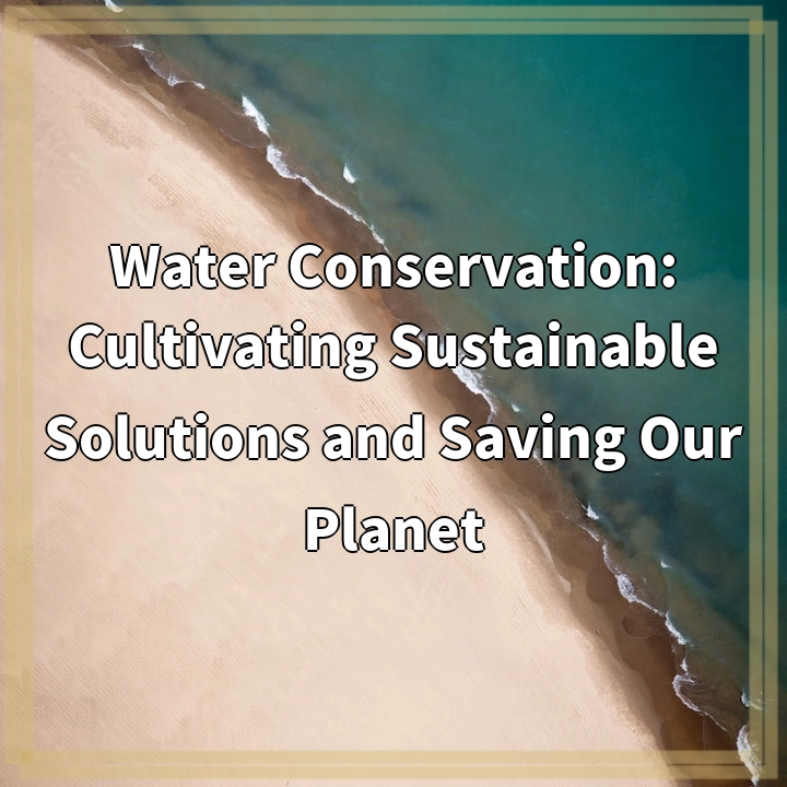 Water Conservation: Cultivating Sustainable Solutions and Saving Our Planet