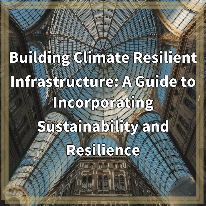 Building Climate Resilient Infrastructure: Ensuring a Sustainable Future