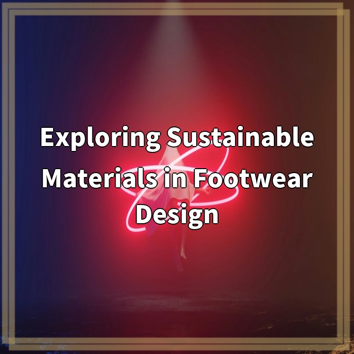 Revolutionizing Footwear: Exploring Sustainable Materials for Eco-Friendly Design