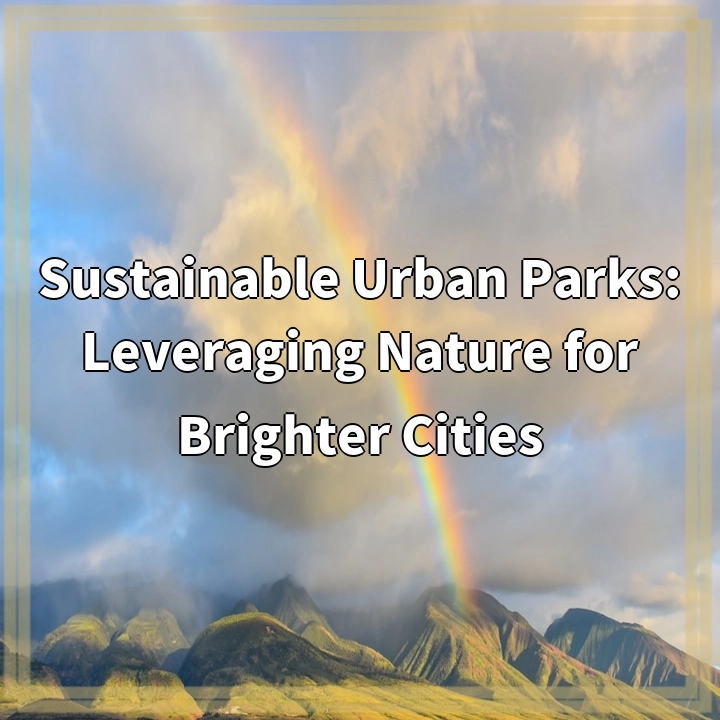 Sustainable Urban Parks: Leveraging Nature for Brighter Cities