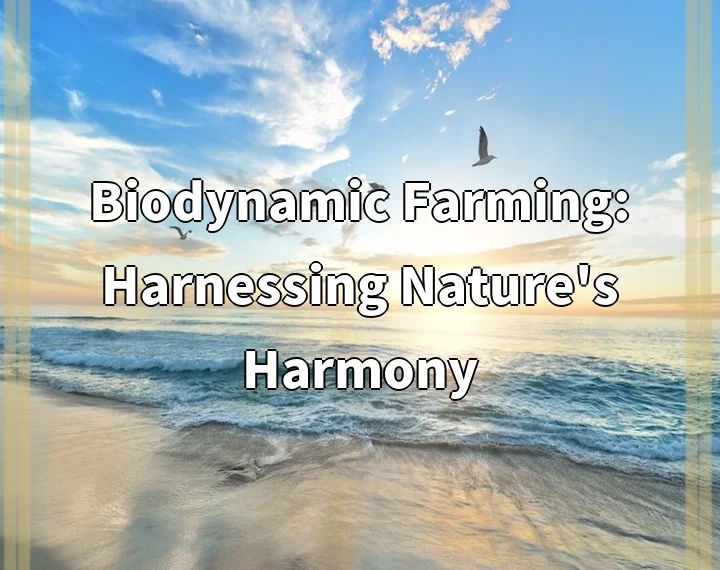 Biodynamic Farming: Harnessing Nature’s Harmony