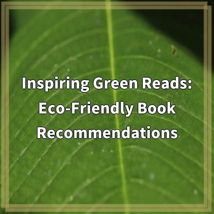 Inspiring Green Reads: Eco-Friendly Book Recommendations