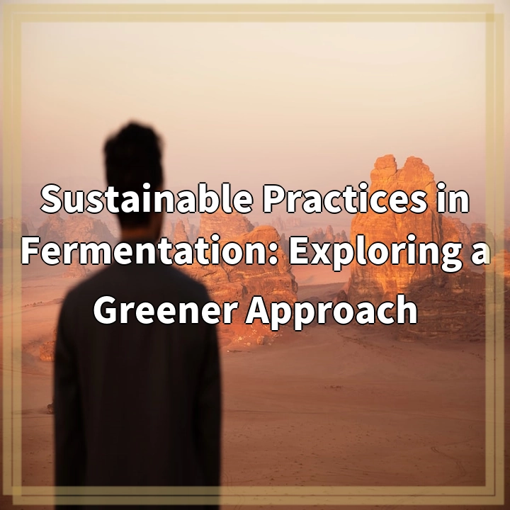 Sustainable Practices in Fermentation: Exploring a Greener Approach