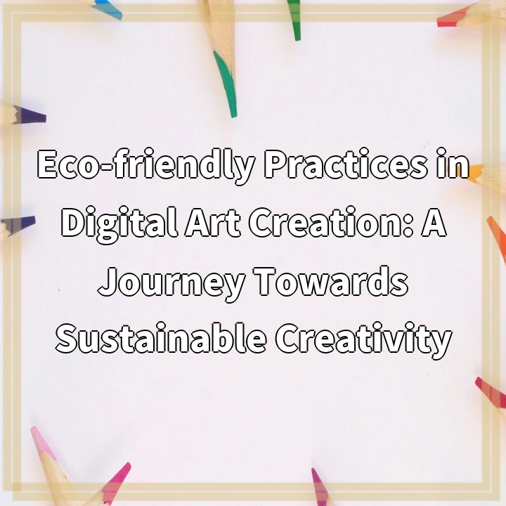 Eco-friendly Practices in Digital Art Creation: A Journey Towards Sustainable Creativity