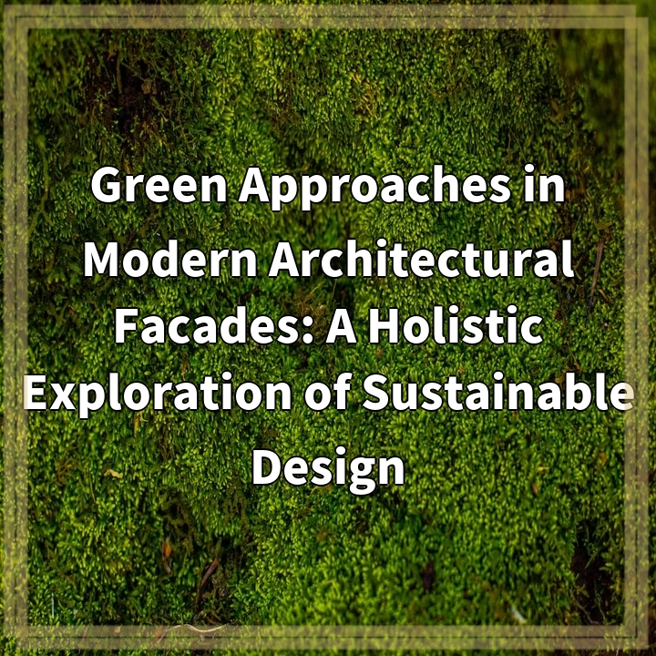 Green Approaches in Modern Architectural Facades: A Holistic Exploration of Sustainable Design