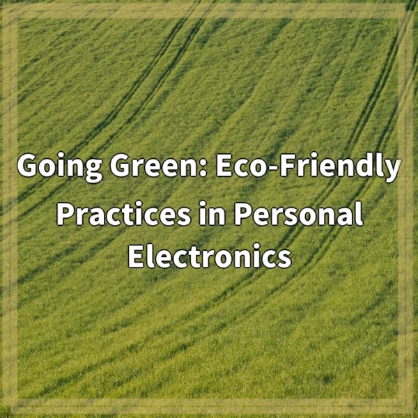 Going Green: Eco-Friendly Practices in Personal Electronics