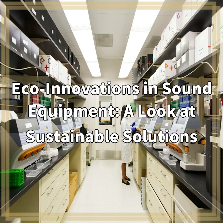 Eco-Innovations in Sound Equipment: A Look at Sustainable Solutions