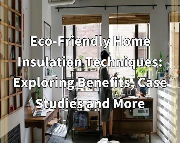Eco-Friendly Home Insulation Techniques: Exploring Benefits, Case Studies and More