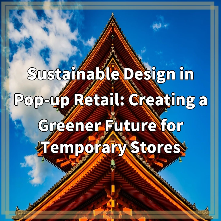 Sustainable Design in Pop-up Retail: Creating a Greener Future for Temporary Stores