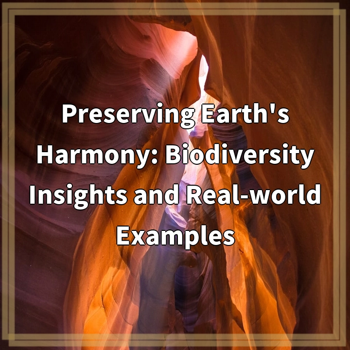 Preserving Earth’s Harmony: Biodiversity Insights and Real-world Examples