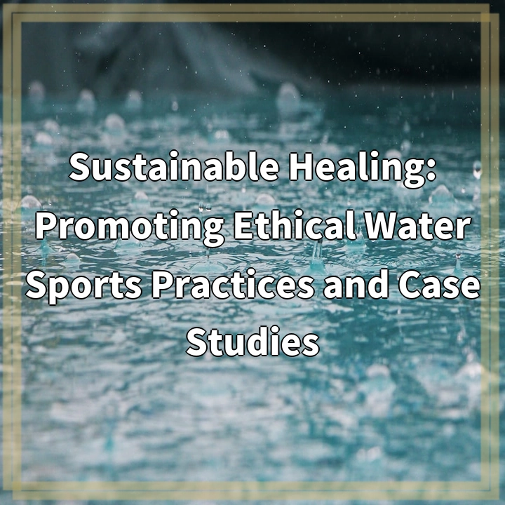 Sustainable Healing: Promoting Ethical Water Sports Practices and Case Studies