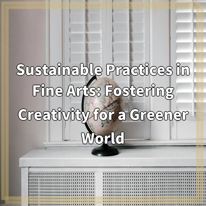 Sustainable Practices in Fine Arts: Fostering Creativity for a Greener World