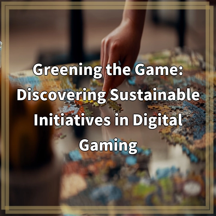 Greening the Game: Discovering Sustainable Initiatives in Digital Gaming