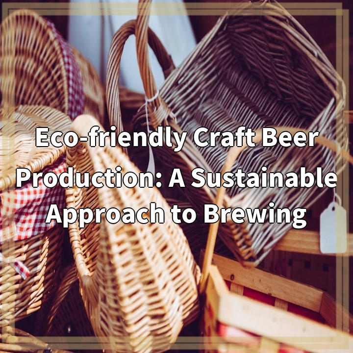 Eco-friendly Craft Beer Production: A Sustainable Approach to Brewing