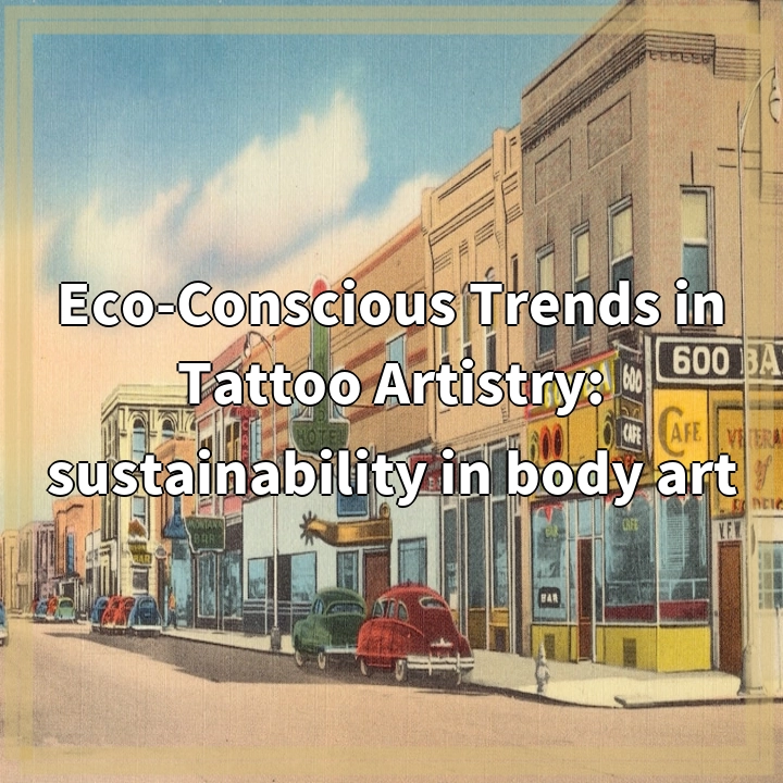 Eco-Conscious Trends in Tattoo Artistry: sustainability in body art