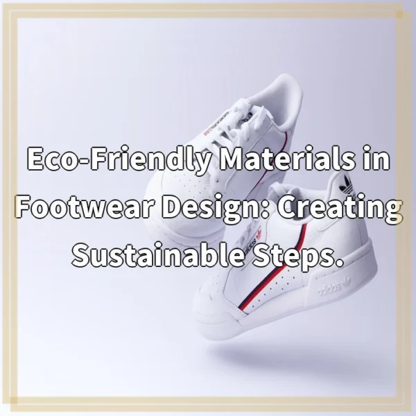 Eco-Friendly Materials in Footwear Design: Creating Sustainable Steps.