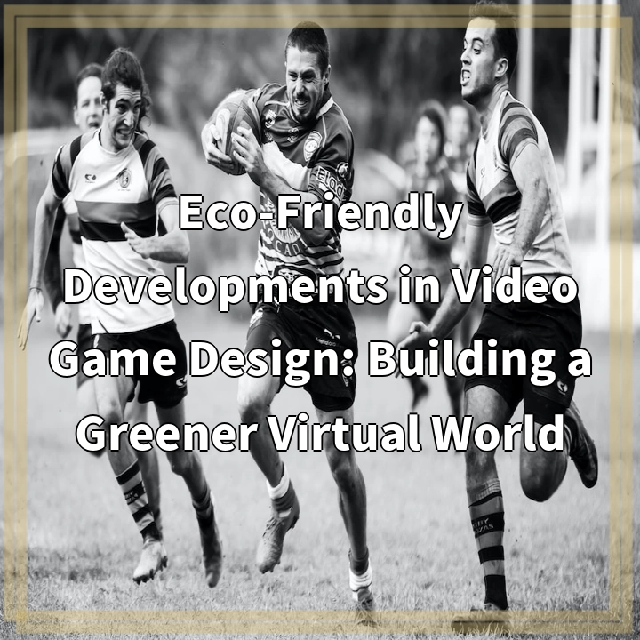 Eco-Friendly Developments in Video Game Design: Building a Greener Virtual World