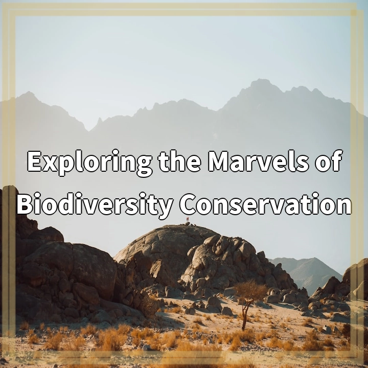 Exploring the Marvels of Biodiversity Conservation