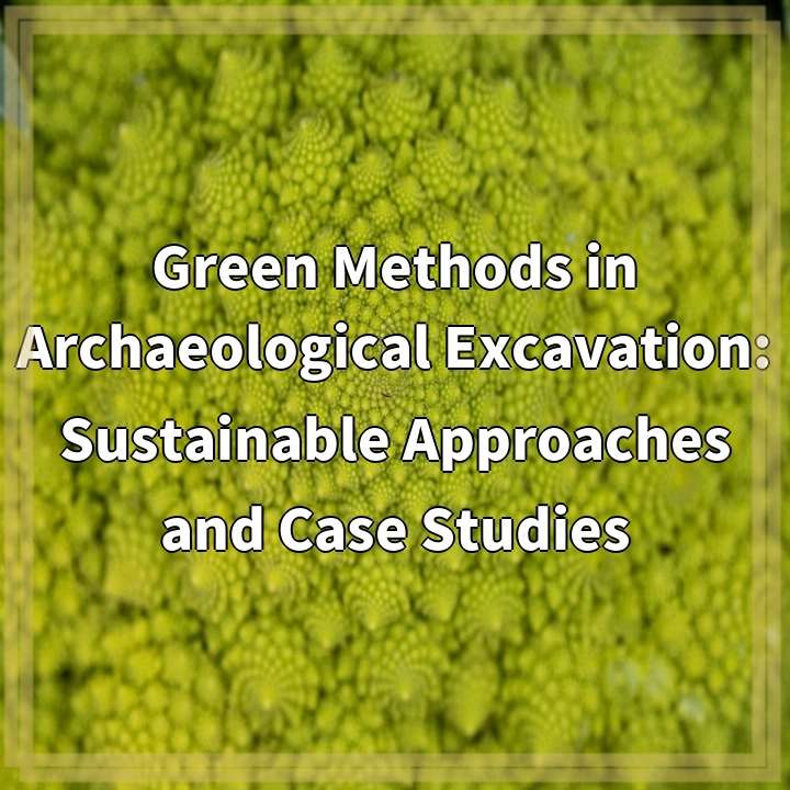 Green Methods in Archaeological Excavation: Sustainable Approaches and Case Studies