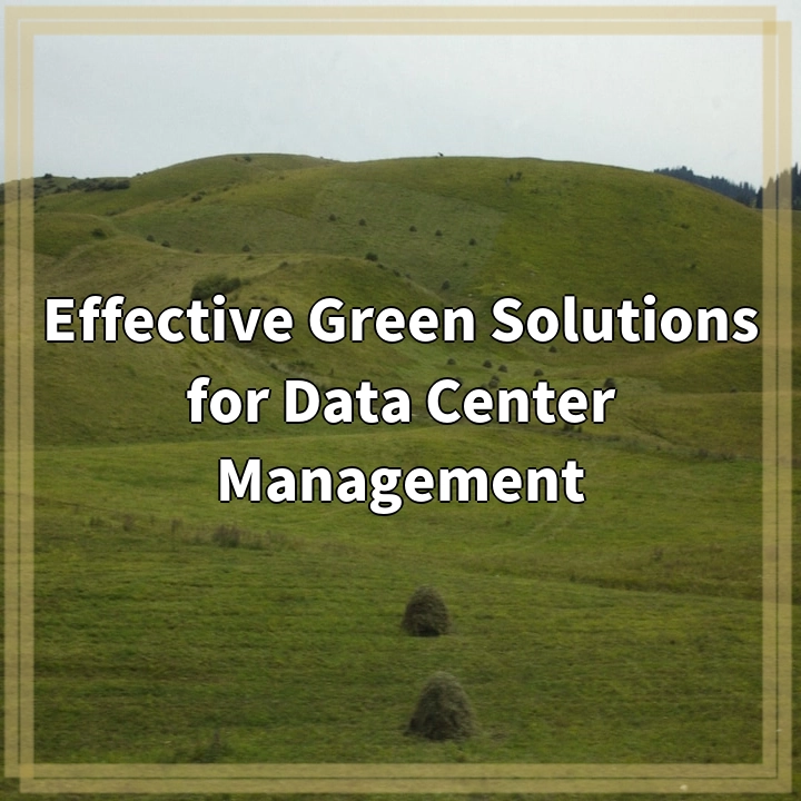 Effective Green Solutions for Data Center Management