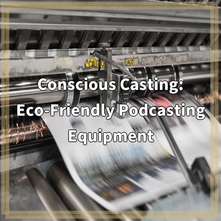 Conscious Casting: Eco-Friendly Podcasting Equipment