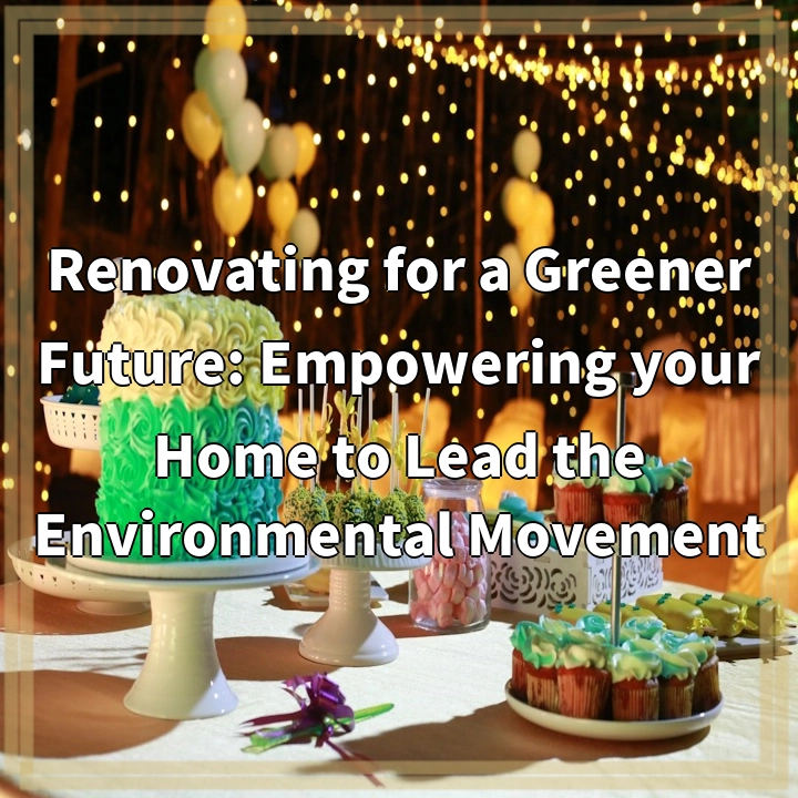 Renovating for a Greener Future: Empowering your Home to Lead the Environmental Movement