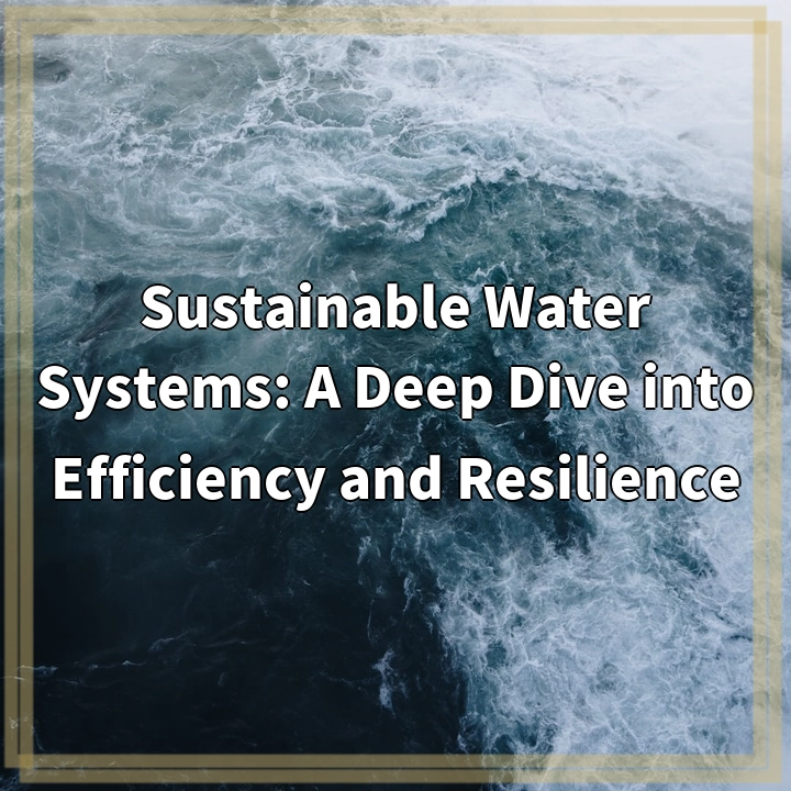 Sustainable Water Systems: A Deep Dive into Efficiency and Resilience