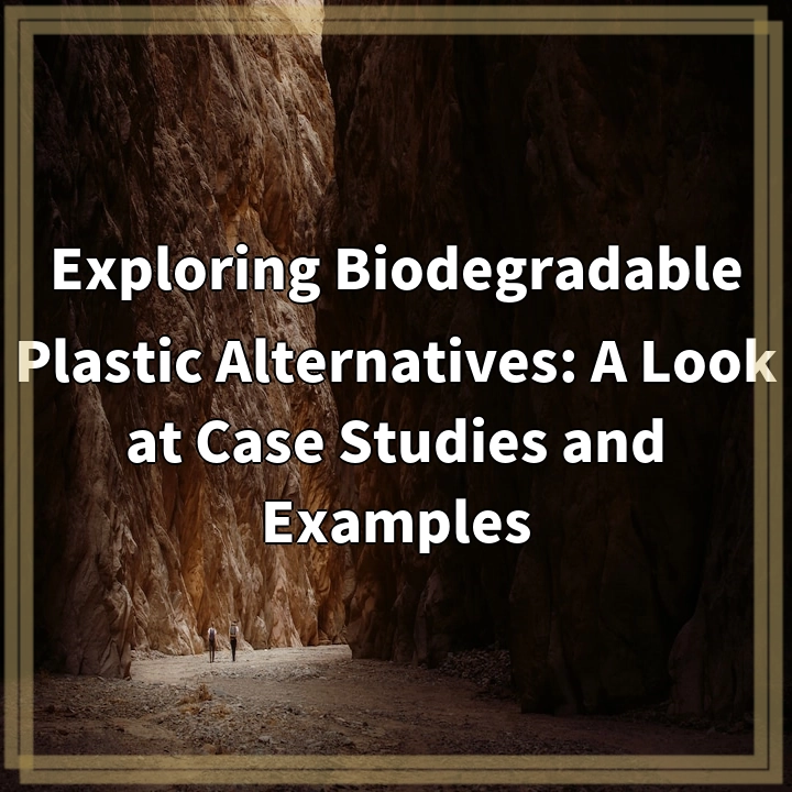 Exploring Biodegradable Plastic Alternatives: A Look at Case Studies and Examples