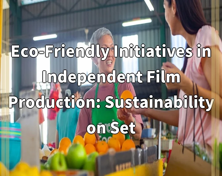 Eco-Friendly Initiatives in Independent Film Production: Sustainability on Set