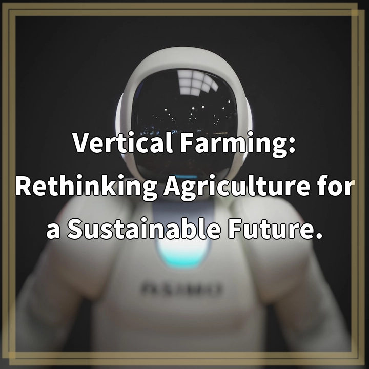 Vertical Farming: Rethinking Agriculture for a Sustainable Future.