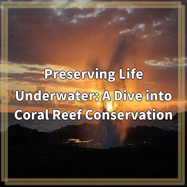 Preserving Life Underwater: A Dive into Coral Reef Conservation