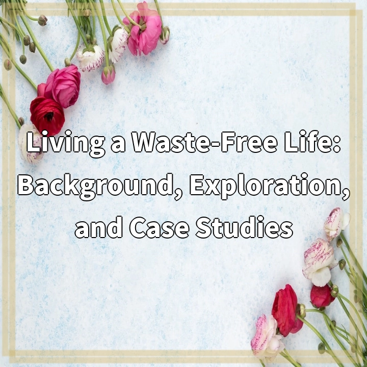 Living a Waste-Free Life: Background, Exploration, and Case Studies